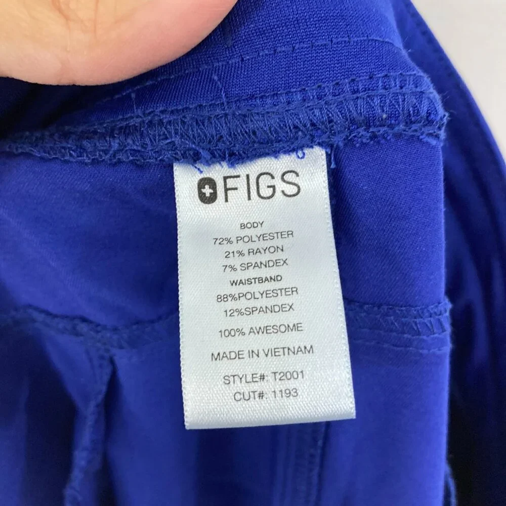 FIGS Pants Men's size XXL Blue‎ Axim Cargo Scrub Double Pocket